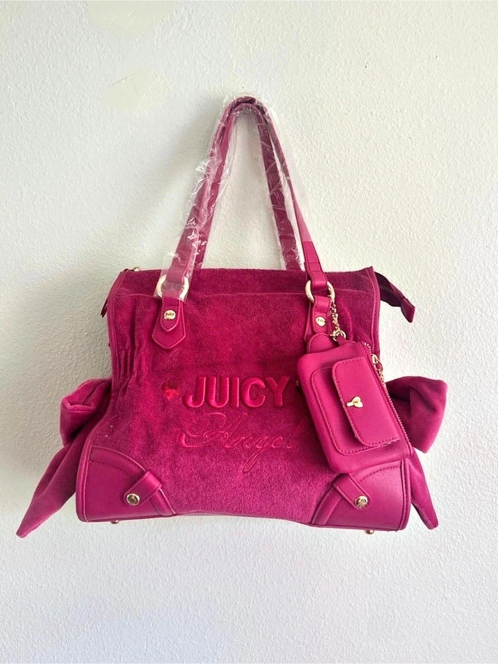 Juicy Couture velour tote Pink